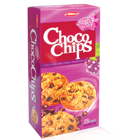 Choco chips cookies with Raisin 144g